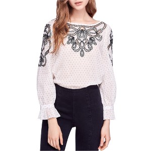 Free People Womens Everything I Know Peasant Blouse - 1 of 1