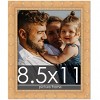 PosterPalooza | 8.5x11 Modern Bamboo Picture Frame, UV Acrylic, 5 Finishes - 2 of 4