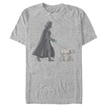Men's Star Wars Darth Vader AT-AT Walking the Dog T-Shirt