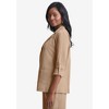 Jessica London Women's Plus Size Gauze Blazer - 4 of 4