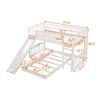 Twin Over Twin Bunk Bed with Convertible Ladder & Slide - ModernLuxe - 3 of 4