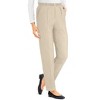 Collections Etc Ladies Pull-On Twill Elasticized Waist Pants - 3 of 4