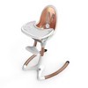 ORRD Baby Dining Chair with Adjustable Height, Removable Tray & 3-in-1 Design, Luxury High-End High Chair, White Rose Gold - 2 of 4