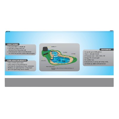 Tetra Pond Air Pump Kit for Large Outdoor Ponds