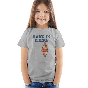 Toddler Boys' Garfield Hang In there T-Shirt Athletic Heather - 1 of 4