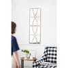 Wooakway 23.6"H 15.7"W 2-Piece Wood Accent Wall Mirrors Distressed Window Pane Mirrors for Living Room Entryway Bedroom - 3 of 4