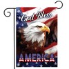 Briarwood Lane Everyday Garden Flag 12x18 For Outdoor God Bless America Eagle Patriotic Garden Flag Flags For Outside - 2 of 4
