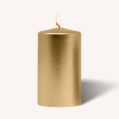 Hyoola - Metallic Pillar Candles