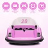 Kids Ride on Bumper Car, 12V Battery Powered Bumper Car with Remote Control, Electric Bumping Toy with 360 Degree Spin, Music, LED - 2 of 4