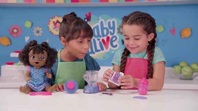 Baby Alive Magical Mixer Baby Doll - Blueberry Blast, 2 of 9, play video