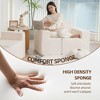 Chic Crate-Bean Bag Recliner Sofa – High-Density Foam Adult Lounge Chair with Pillow, Portable Living Room & Bedroom Gaming Furniture - 4 of 4