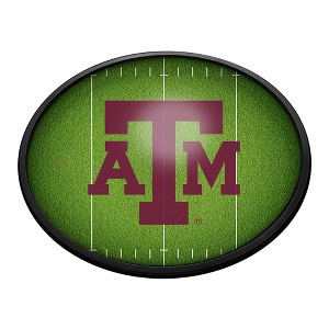 College Football On the 50 Design Oval Slimline Lighted Wall Sign - 1 of 4