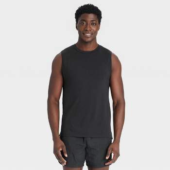 Men's Short Sleeve Performance T-Shirt - All In Motion™ Black S