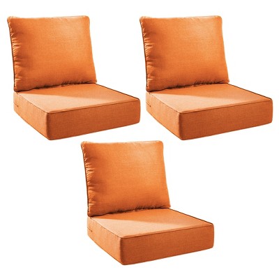 orange cushion