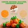 Nocciola 12 PCS Carrot Squeaky Dog Toys with Puzzle Feeding Carrot Patch,Dog Enrichment Toys for Hide and Seek, Puzzle Toys for Small and Medium Dogs - 3 of 4