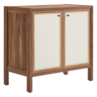 Modway Capri 65 in. Wood Grain Sideboard Storage Cabinet