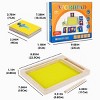 Paaaawaters Montessori Sand Tray Toys Wooden Sand Scraping Box for Writing Letters and Numbers Sand Drawing - 4 of 4