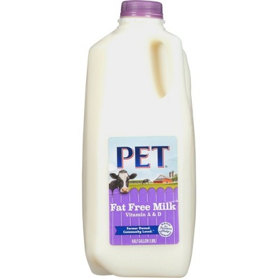 PET Dairy Fat Free Skim Milk - 0.5gal