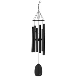 Woodstock Chimes Signature Collection, Bells of Paradise, 32'' Black Wind Chime BPMK