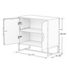 NicBex Modern Design Bedroom White Dressers,Chest of Drawers for Bedroom,Entryway,Wooden Dresser Chest - 4 of 4