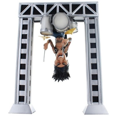 Locoape Locoape Motley Crue Tommy Lee with Upside Down Drum Rig Resin Bobble Head Statue