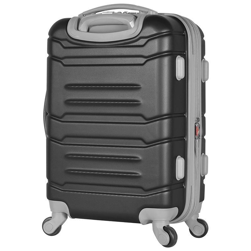 Olympia Denmark 21" Expandable Carry On 4 Wheel Spinner Luggage Suitcase, 2 of 6