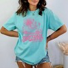 Simply Sage Market Women's Sunshine On My Mind Car Short Sleeve Garment Dyed Tee - 2 of 2