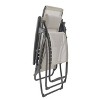 Lafuma Futura XL Zero Gravity Portable Ergonomic Outdoor Steel Framed Lawn Patio Recliner Folding Lounge Chair with Headrest Cushion, Tan (2 Pack) - 3 of 3