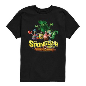 Boys' - Spongebob Squarepants - Spongebob: The Search For Squarepants Logo Short Sleeve Graphic T-Shirt - 1 of 4