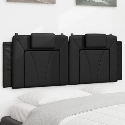vidaXL Headboard Cushion Black 59.8" Faux Leather