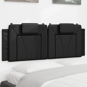 vidaXL Headboard Cushion Black 59.8" Faux Leather - 1 of 4