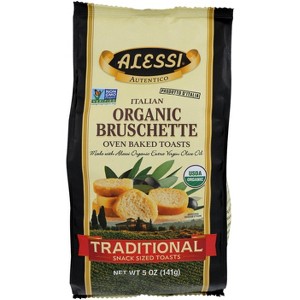 Alesia Organic Bruschette Traditional Snack Sized Oven Baked Toasts - 5 oz (Case of 8) - 1 of 1