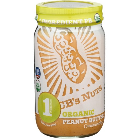 Cb's Nuts Organic Creamunchy Peanut Butter - Case Of 12 - 16 Oz : Target