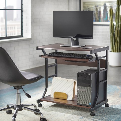 Target desk deals with keyboard tray