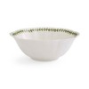 Portmeirion Botanic Garden Lotus Blossom Salad Bowl - Lotus Flower Shape, Spanish Gum Design with Butterflies - 10.5" Porcelain Dish - 2 of 4