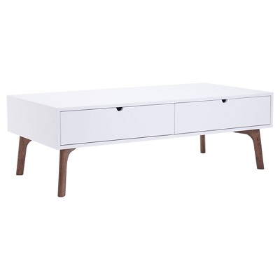 target white coffee table