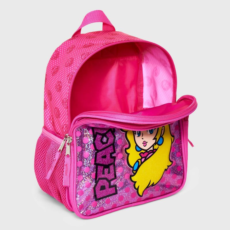 Girls&#39; Nintendo Princess Peach 11&#34; Mini Backpack - Pink, 3 of 5