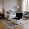 MAYEERTY Multi-Functional Storage Stool, Seating & Storage in One, Living Room Entryway - 2 of 4