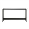 55' 2-Shelf Console Table in Black - Henn&Hart - 2 of 4