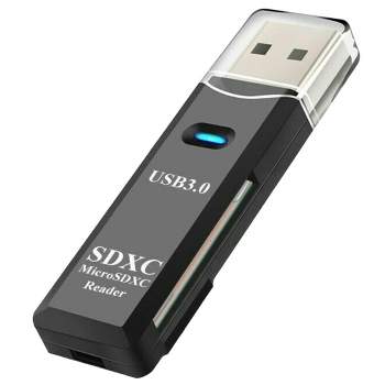 Sanoxy USB 3.0 2 in 1 HighSpeed Memory Card Reader Adapter for Micro SD SDXC TF T-Flash