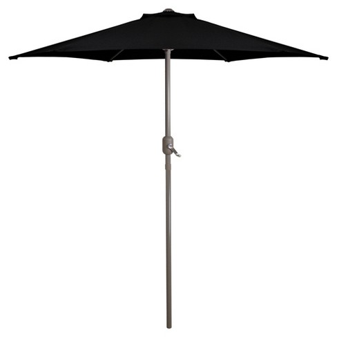 barricade Vervolgen Ontkennen Northlight 7.5ft Outdoor Patio Market Umbrella With Hand Crank, Black :  Target