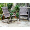 Leisure Made 2pc Marion Wicker Rocking Chairs - 3 of 4