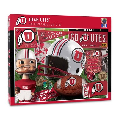 NCAA Utah Utes Throwback Puzzle 500pc