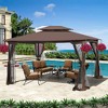 13x10 Outdoor Patio Gazebo Canopy Tent With Ventilated Double Roof And Mosquito net - 2 of 4