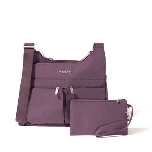 baggallini Women's Cross Over Crossbody Bag with RFID Wristlet - 1 of 4