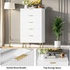Dresser for Bedroom,5 Drawer Dresser with Wide Drawers,Wooden Chest of Drawers,Modern Storage Dressers for Living Room, Closet, Hallway,Entryway - 4 of 4