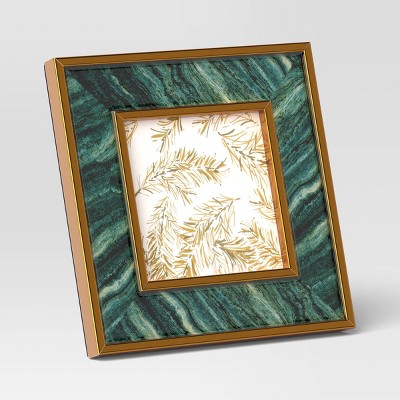 Marble Table Picture Frame Green - Threshold™