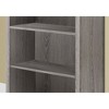 NicBex Transitional Bookcase 3/4/5 Tier Low-Profile Design Grey Eco-Friendly Laminate Bedroom Office Floating Shelf Effect - 3 of 4