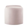 Modway Nebula Upholstered Performance Velvet Ottoman – Modern Round Accent Ottoman with Gold Metal Base and Soft Velvet Upholstery - 3 of 4