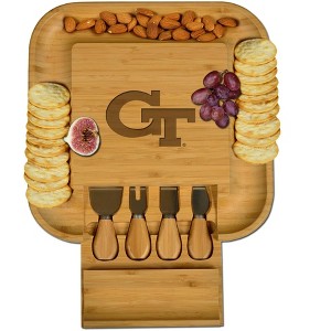 NCAA Georgia Tech Yellow Jackets Bamboo Cheese, Charcuterie Board - 1 of 4